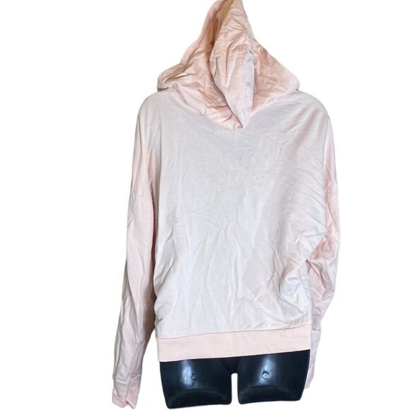 Sweaty Betty peachy pink lightweight v cut crop hoodie - Picture 4 of 4